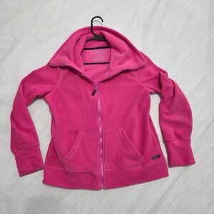 Calvin Klein Performance zip up Quick Dry hot pink sweatshirt woman's size S